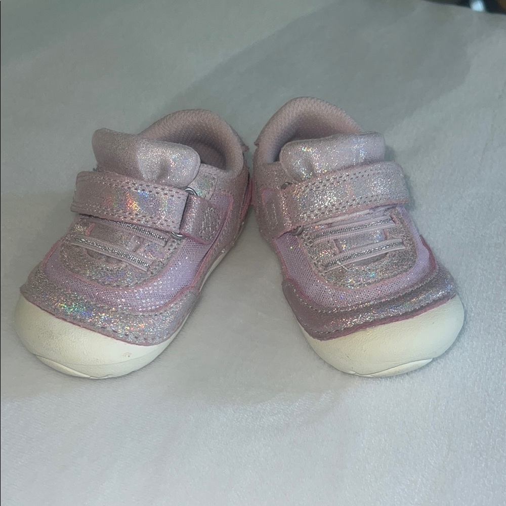 Stride Rite Glittery Pink Sneakers